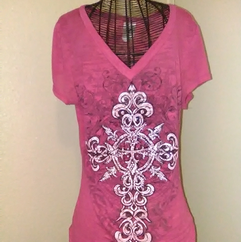 Hot Pink Bling Tee